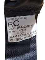 OUTLANDER 2016 Seat Belt Rear 626801