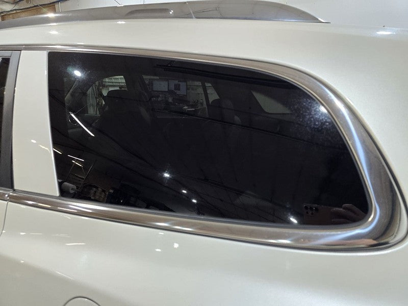 Driver Quarter Glass Chrome End Cap On Moulding Fits 08-10 ENCLAVE 611