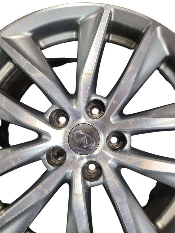 Wheel 17x7-1/2 Alloy 5 V Spoke Machined Fits 16-21 INFINITI Q50 632963