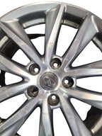 Wheel 17x7-1/2 Alloy 5 V Spoke Machined Fits 16-21 INFINITI Q50 632963