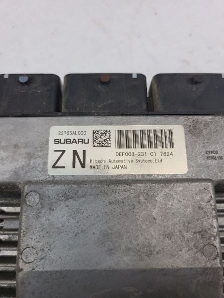 Engine ECM Electronic Control Module 2.0L ID 22765AL000 Fits 18 WRX 55
