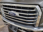 Grille Center XLT 5 Chrome Bars Fits 15-17 FORD F150 PICKUP 536940