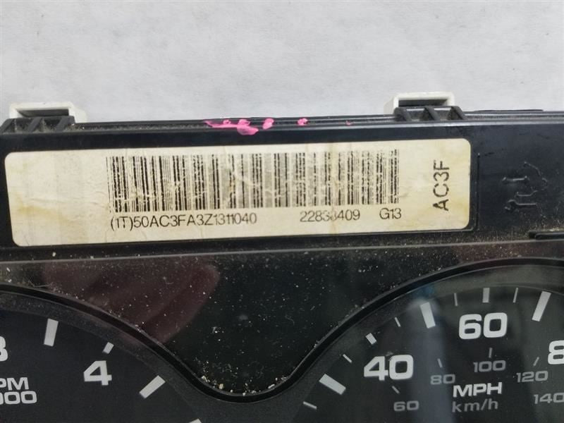 Speedometer Cluster KPH Canada Market Fits 07-14 SIERRA 2500 PICKUP 53