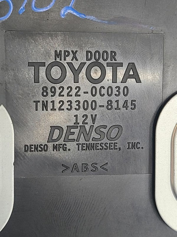 Chassis ECM Multiplex Network Door Control Fits 08-22 SEQUOIA 678216