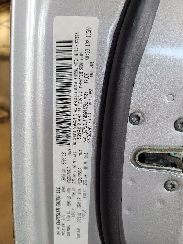 Automatic Transmission 4WD 5.7L Fits 11 DODGE 1500 PICKUP 674094