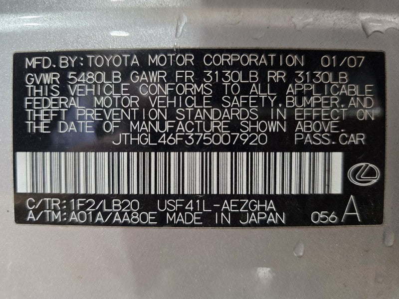 Seat Belt Front Bucket Driver Buckle Fits 07-12 LEXUS LS460 623534