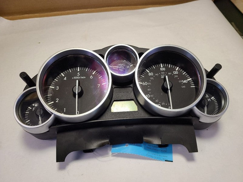 Speedometer Cluster MPH Silver Bezel Fits 06-08 MAZDA MX-5 MIATA 62312