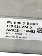 Audio Equipment Radio Navigation CD Player Fits 2013 JETTA 581395 1K00