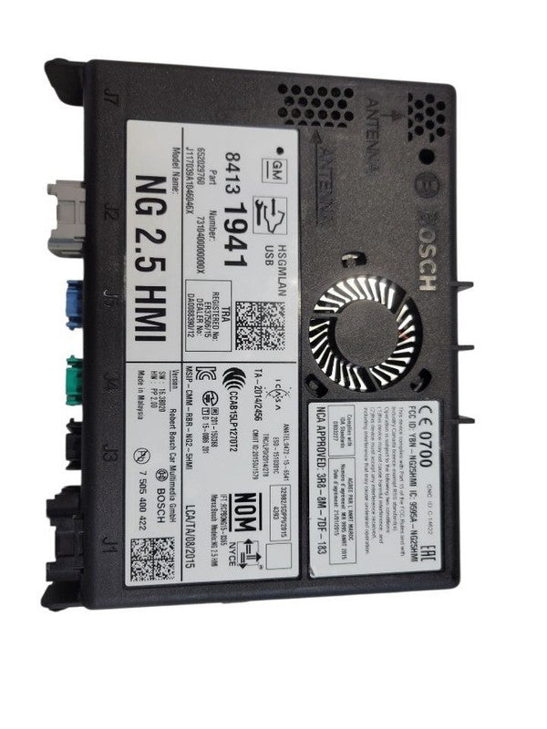 Chassis ECM Information-gps-tv Package Deck Opt IO5 Fits 17-19 ATS 672