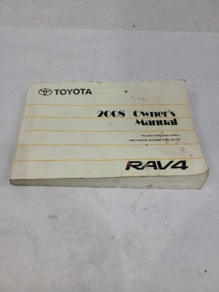 RAV 4     2008 Owners Manual 552927
