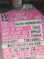 AC Compressor Turbo R1234YF Fits 17 FORD F150 PICKUP 555689