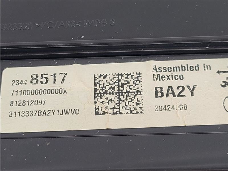 Speedometer Cluster MPH US Market Fits 14 SILVERADO 1500 PICKUP 609415