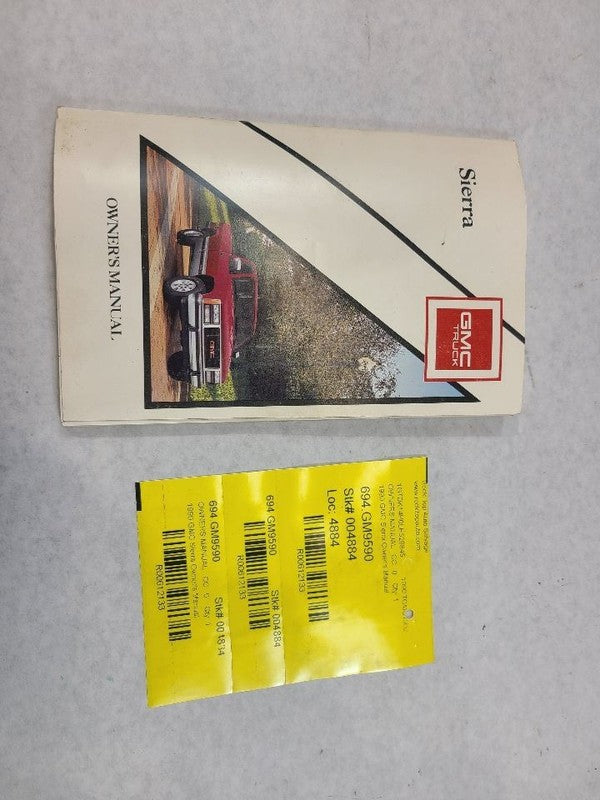 TGMC1500  1990 Owners Manual 612133