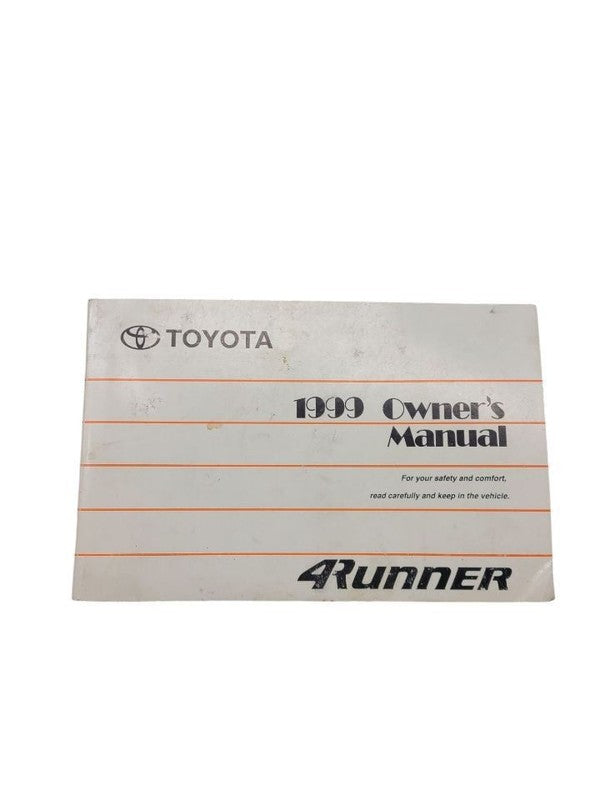 4 RUNNER  1999 Owners Manual 621914