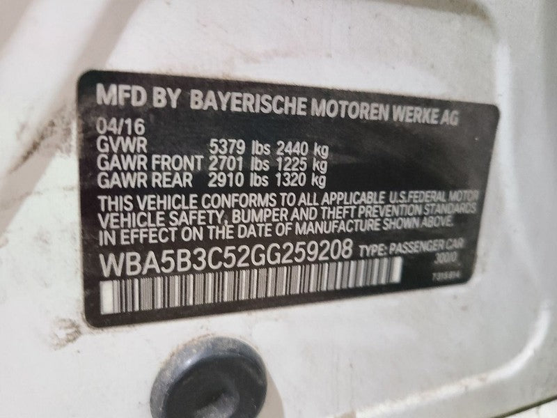 Wheel 19x8-1/2 Alloy 10 Spoke Turbine Style Fits 12-15 BMW 640i 674576