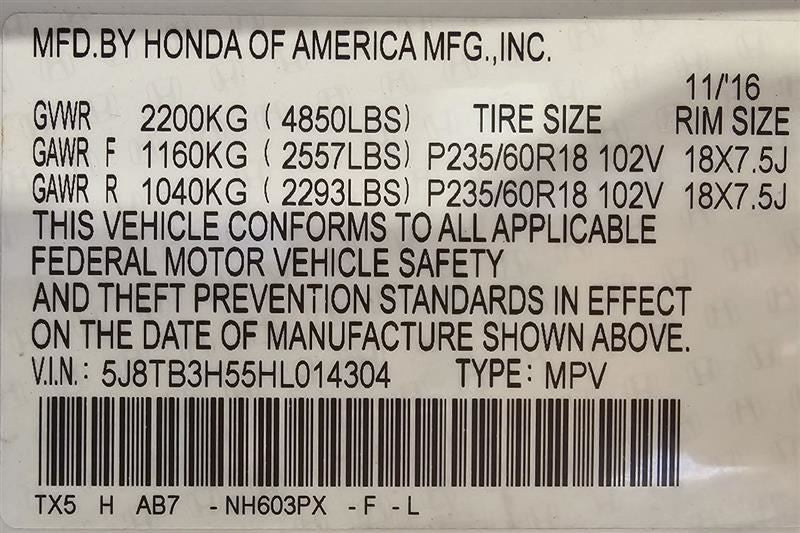 Chassis ECM Body BCM Active Control Engine Mount Fits 16-18 RDX 595685