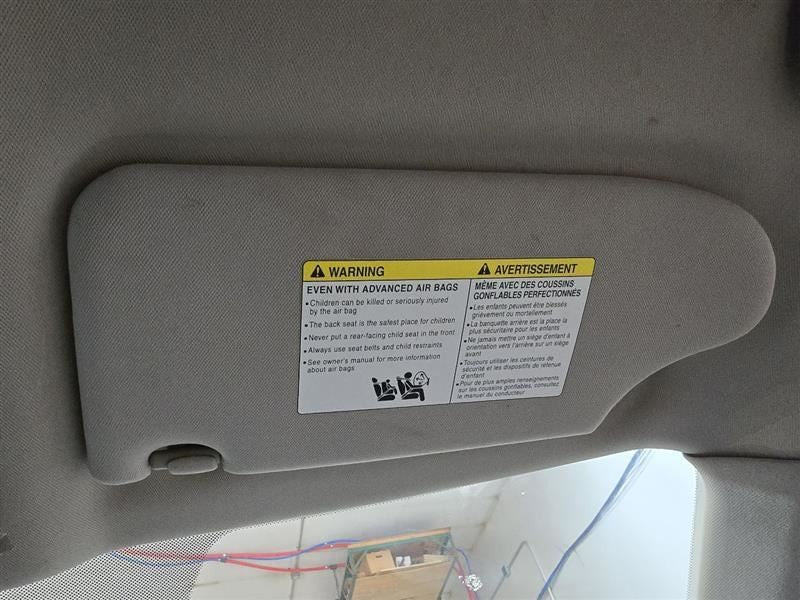 Passenger Sun Visor Illuminated Thru 01/31/17 Fits 16-17 MAXIMA 599807