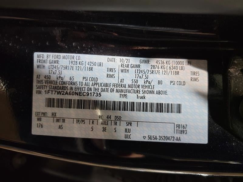 F250SD    2022 Owners Manual 540737