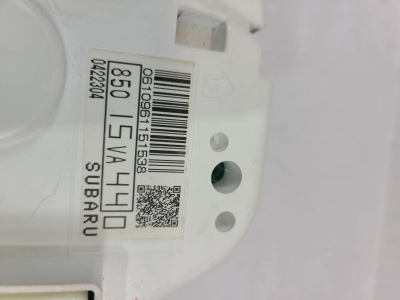 Speedometer Fits 2018 WRX 551259 85015VA4440