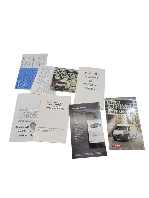 PROMAST25 2017 Owners Manual 624130