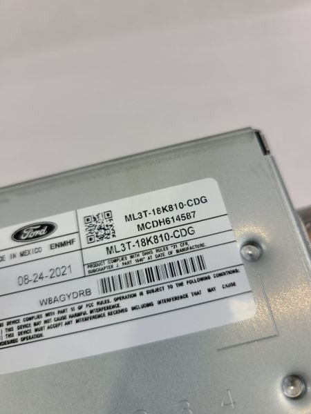 F150      2021 Audio Equipment Radio 558940