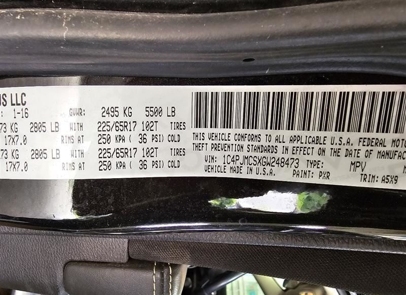 Seat Belt Front Bucket Seat Sedan Driver Buckle Fits 15-17 200 596226