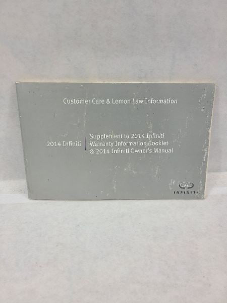 QX60      2014 Owners Manual 557469