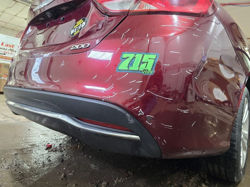 Rear Bumper Without Park Assist Hidden Exhaust Fits 15-17 200 619403