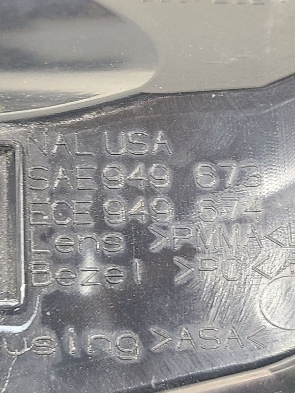Driver Tail Light Quarter Panel Mounted Fits 14-15 INFINITI QX60 66194
