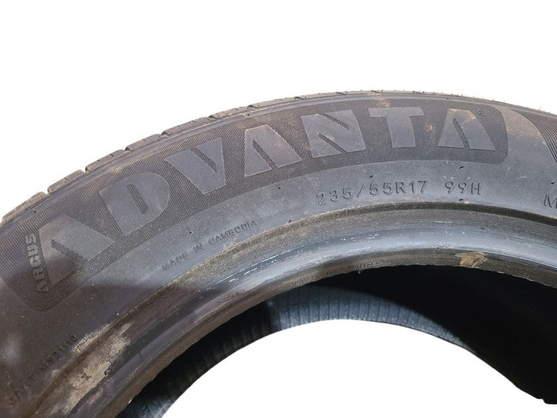 4 Used Tires 235 55 17 Advanta 7/32 Tread 667198