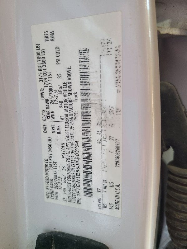 Passenger Right Front Door Electric Fits 17-22 FORD F250SD PICKUP 6738