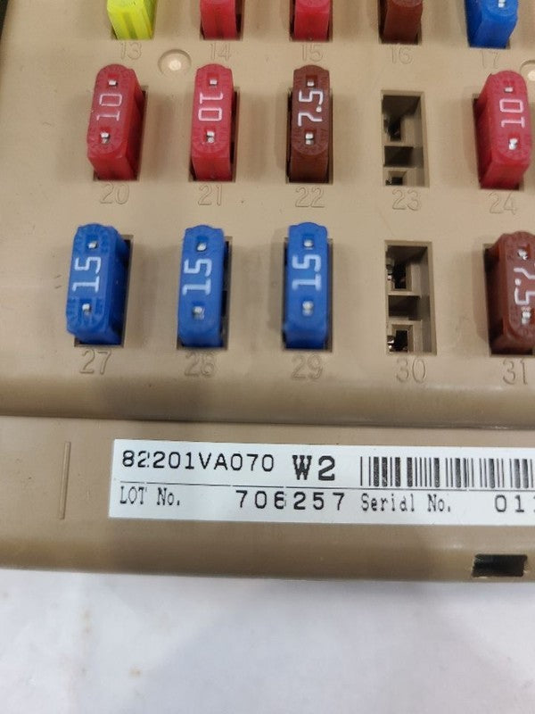 WRX       2018 Fuse Box Cabin 551260