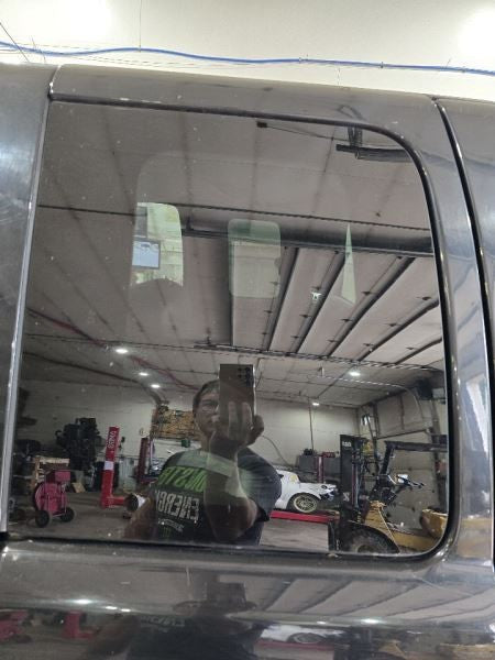 Driver Rear Door Glass Quad Cab 4 Door Fits 98-02 DODGE 2500 PICKUP 59