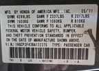 Seat Belt Front Bucket Seat Sedan Driver Retractor Fits 10-12 ACCORD 6