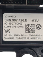 Temperature Control Single Zone Manual Control Fits 18-19 TIGUAN 65997