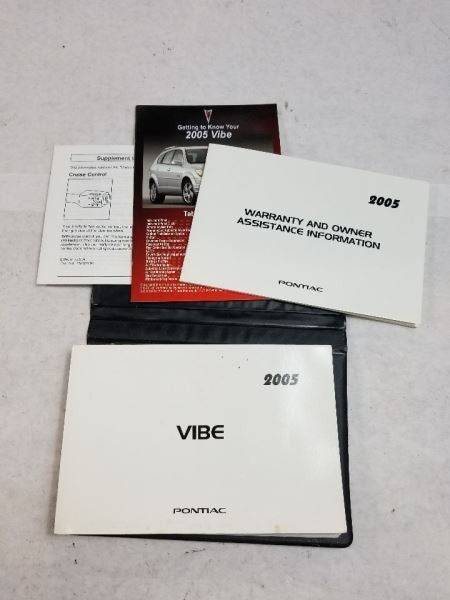 VIBE      2005 Owners Manual 278341