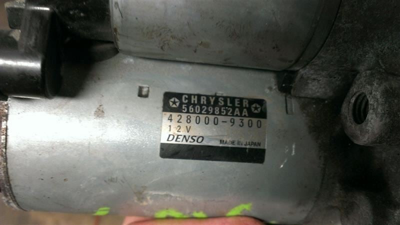 Starter Motor Fits 12-17 WRANGLER 210594