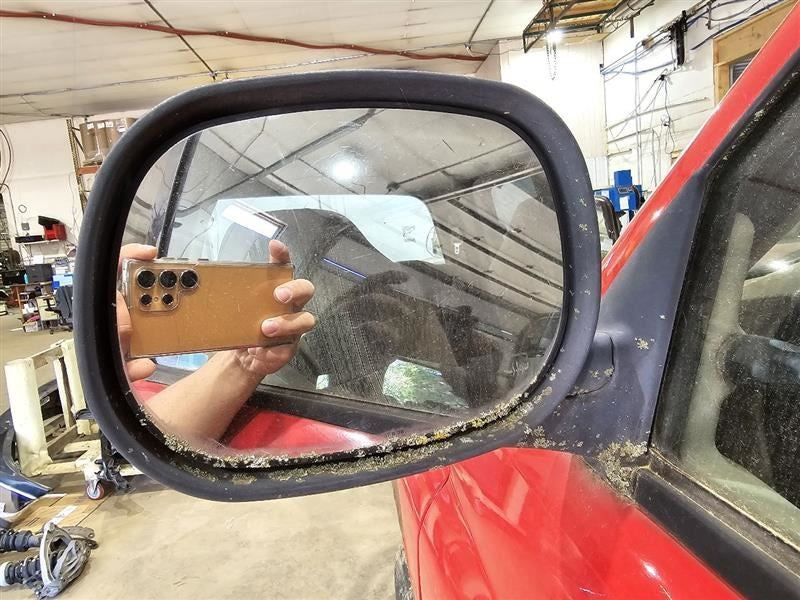 Driver Side View Mirror Power Folding Fits 98-02 DODGE 2500 PICKUP 584