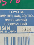 Chassis ECM Transfer Case Left Hand Dash ID 8953335160 Fits 01-04 TACO