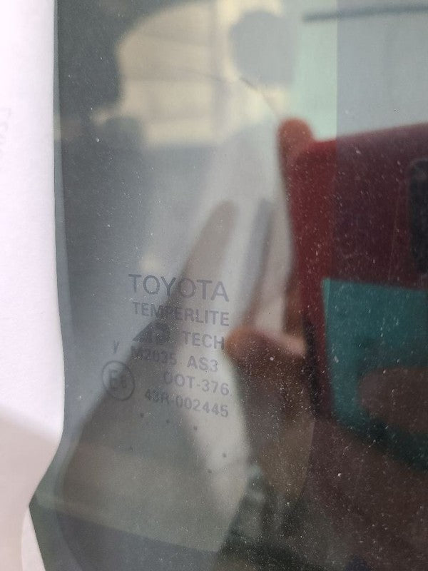 Driver Quarter Glass Extended Cab Gray Tint Fits 95-00 TACOMA 673179