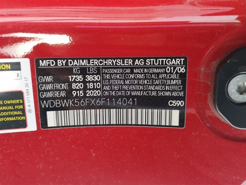 Starter Motor 204 Type C230 RWD Plant VIN R Fits 05-09 MERCEDES C-CLAS