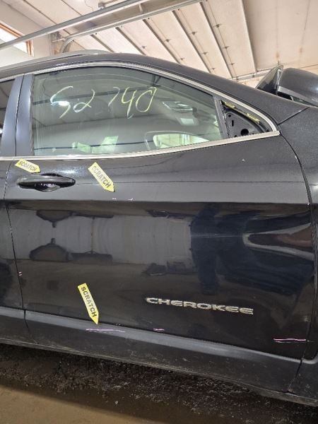 Passenger Front Door Electric Tempered Glass Fits 14-18 CHEROKEE 59619