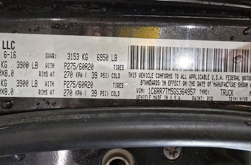 Automatic Transmission Classic Style 4WD Fits 15-19 DODGE 1500 PICKUP 