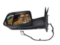 Driver Side View Mirror Power 7x11" Black Fits 15-18 DODGE 2500 PICKUP