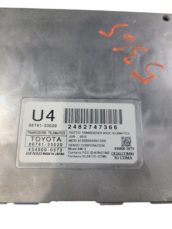 Chassis ECM Communication Telematics Fits 10-15 LEXUS RX350 657556