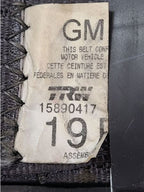 SIERRA250 2012 Seat Belt Rear 600936