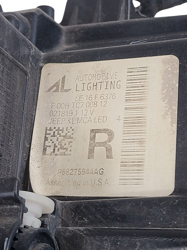 Passenger Right Headlight Fits 19-23 CHEROKEE 661670
