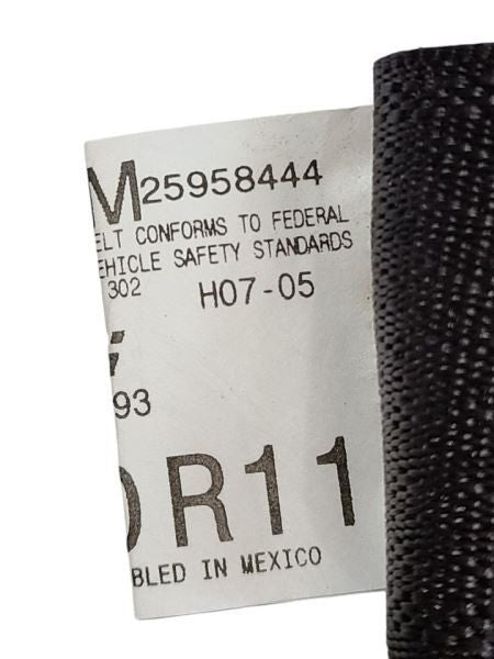 ESCALADE  2012 Seat Belt Rear 597945
