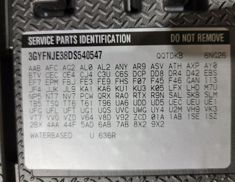 SRX       2013 Body Sensor 567782