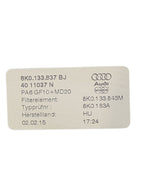 Air Cleaner VIN Model Fp 7th And 8th Digit 2.0L Fits 12-17 AUDI Q5 636